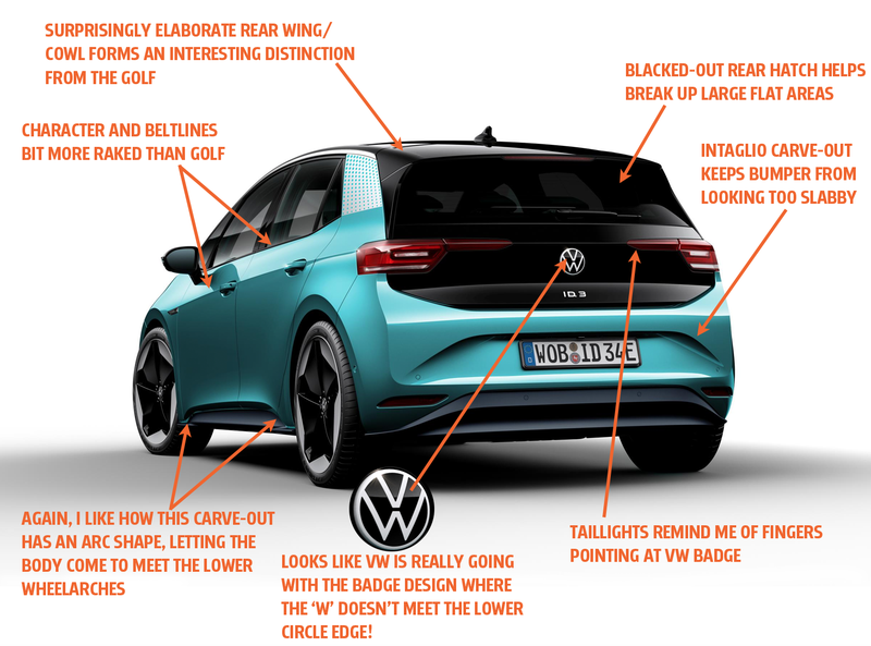 Illustration for article titled Let's Take A Look At The Design Of The Volkswagen ID3